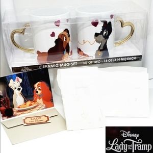Lady & Tramp Bracelet & Mug Set w/Gift card